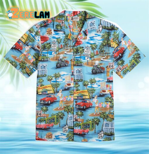 Route 66 Hawaiian Shirt