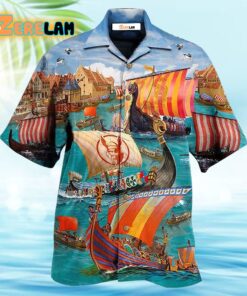 Sailing Viking Let War Hawaiian Shirt