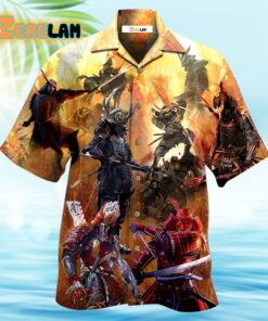 Samurai Knows His Duty And Guard His Honor Hawaiian Shirt