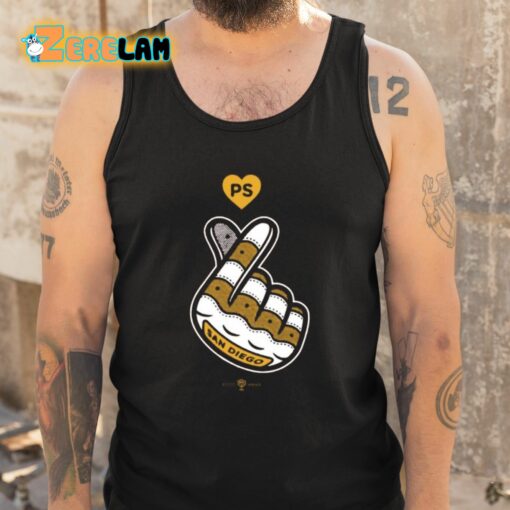 San Diego Finger Heart Shirt