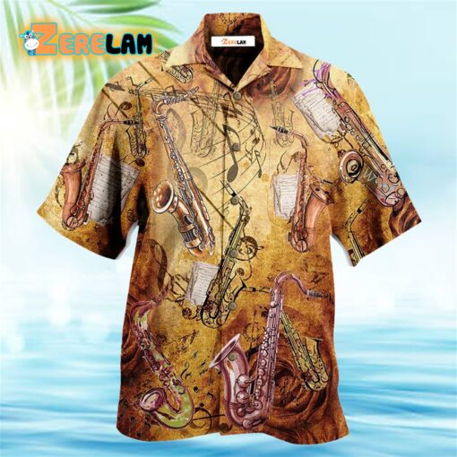 Saxophone Music Love It With Classic Style Hawaiian Shirt