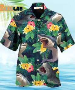 Shark Tropical Summer Vibes Hawaiian Shirt