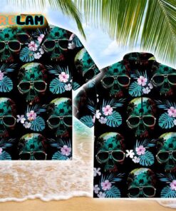 Skull Cool Tropical Full Hawaiian Shirt
