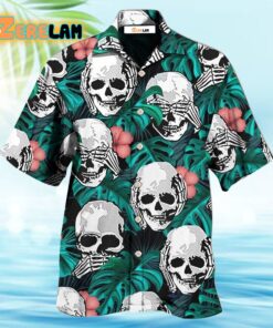 Skull Love Beautiful Life Hawaiian Shirt