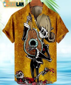 Skull Music Pattern Hawaiian Shirt