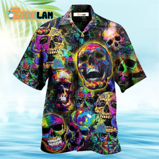Skull Smiley Hawaiian Shirt