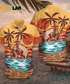 Skull Summer Beach Hawaiian Shirt