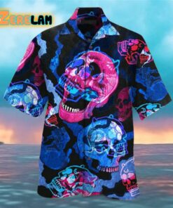 Skull Sun Hawaiian Shirt