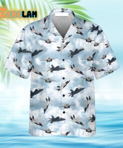 Sky Aircraft Hawaiian Shirt