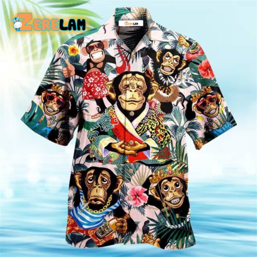 So Funny Smile Like A Monkey Hawaiian Shirt