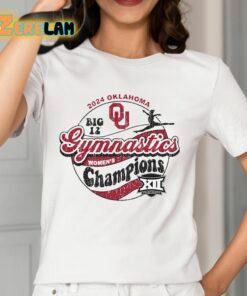 Sooners 2024 Big 12 Women’s Gymnastics Champions Shirt