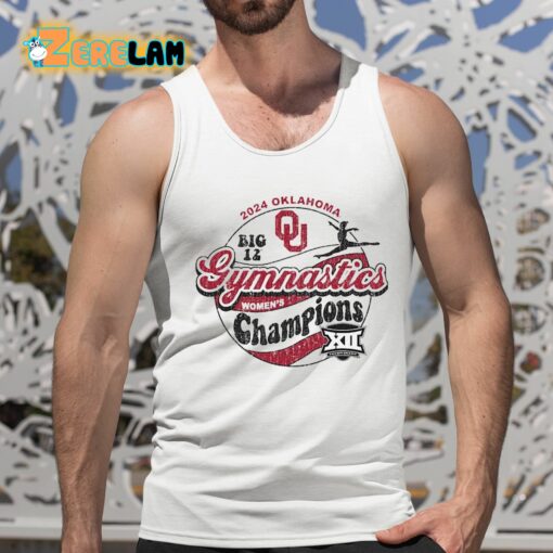 Sooners 2024 Big 12 Women’s Gymnastics Champions Shirt