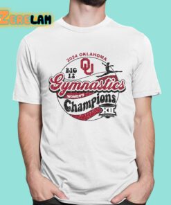 Sooners 2024 Big 12 Womens Gymnastics Champions Shirt 16 1