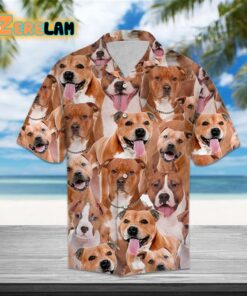 Staffordshire Terrier Hawaiian Shirt