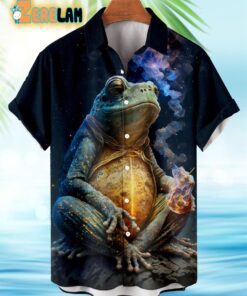 Starry Sad Frog Hawaiian Shirt