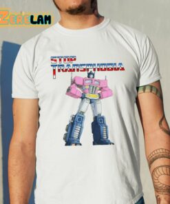 Stop Transphobia Robot Shirt