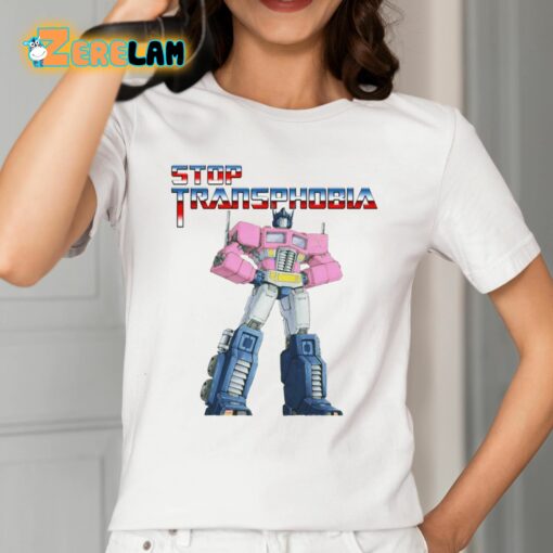 Stop Transphobia Robot Shirt