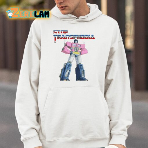 Stop Transphobia Robot Shirt