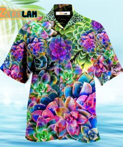 Succulent Flowers Succulents Are Planttastic Hawaiian Shirt