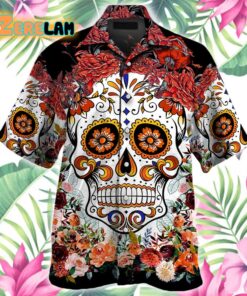 Sugar Skull Hawaiian Shirt