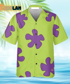 Summer Casual Patrick Star Cartoon Image Printing Costume Cosplay Hawaiian Shirt