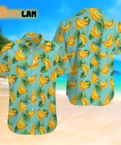 Summer Time Banana Tropical Hawaiian Shirt