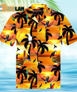 Sunshine Parrots Hawaiian Shirt