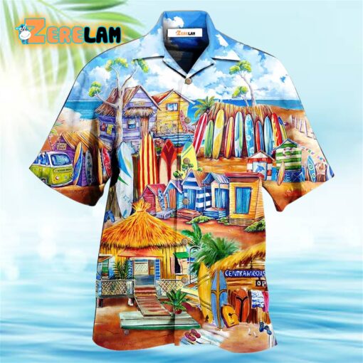 Surfing Store And Beach Hawaiian Shirt