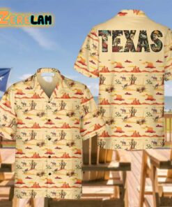 Texas Cowboy Cactus Vintage Hawaiian Shirt