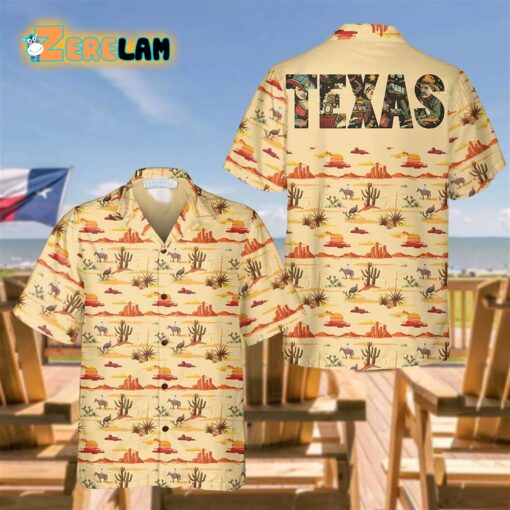 Texas Cowboy Cactus Vintage Hawaiian Shirt