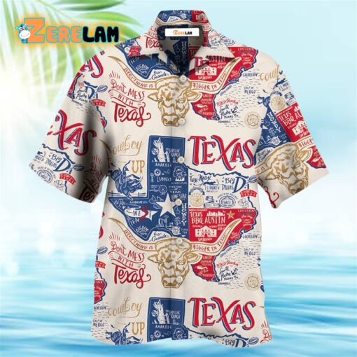 Texas Don’t Mess With Texas Hawaiian Shirt