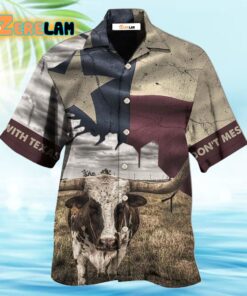 Texas Peace Life Cows Style Hawaiian Shirt