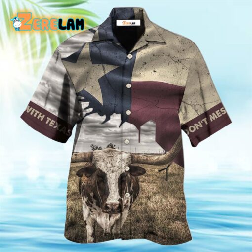 Texas Peace Life Cows Style Hawaiian Shirt