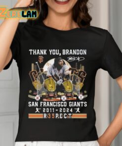 Thank You Brandon Giants 2011 2024 R35pect Shirt 7 1