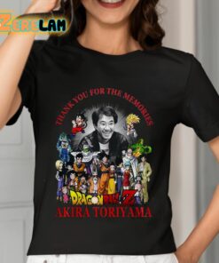 Thank You For The Memories Dragon Ball Z Akira Toriyama Shirt 7 1