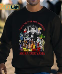 Thank You For The Memories Dragon Ball Z Akira Toriyama Shirt 8 1