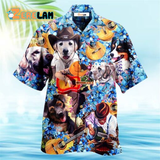 That’s What I Do I Pet Dogs I Play Guitars Hawaiian Shirt