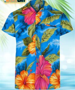 The Blue Bouquet Hawaiian Shirt