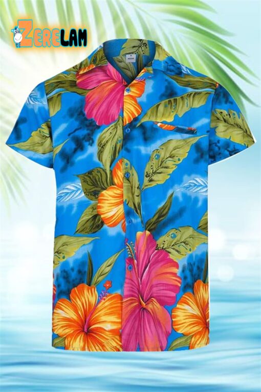 The Blue Bouquet Hawaiian Shirt