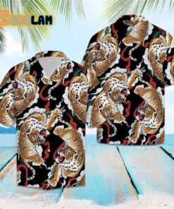 Tiger Beauty Hippie Hawaiian Shirt
