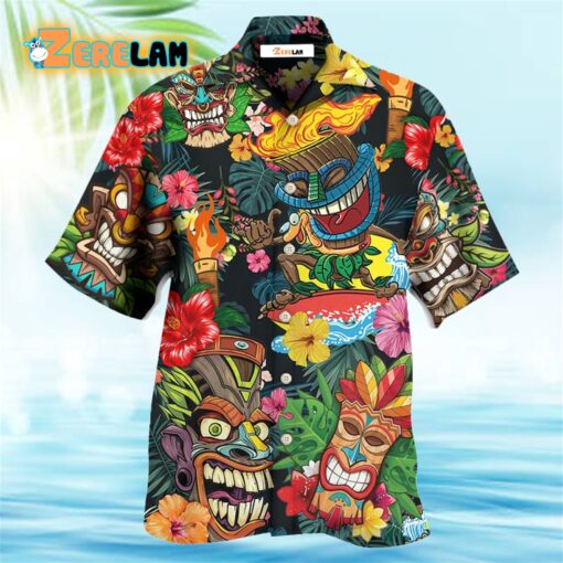 Tiki Hawaii Style Lover Hawaiian Shirt