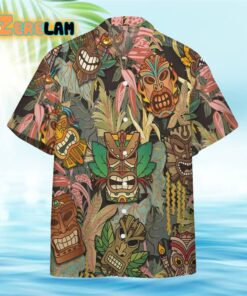 Tiki Head Hawaiian Shirt