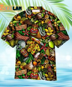 Tiki Tropical Beautiful Aloha Hawaiian Shirt