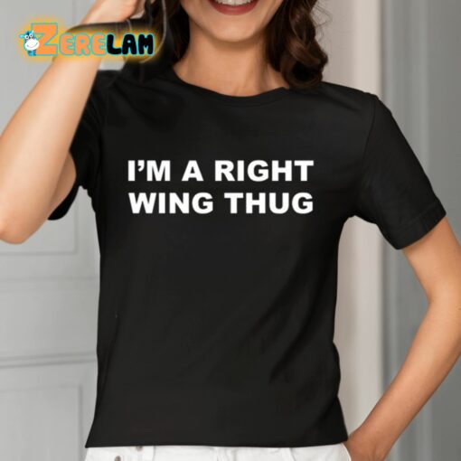 Tommy Robinson I’m A Right Wing Thug Shirt