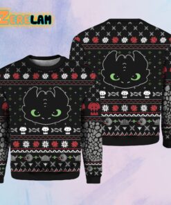 Toothless How To Train Your Dragon Ugly Christmas Sweater