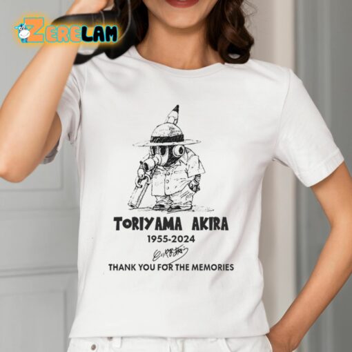 Toriyama Akira 1955-2024 Thank You For The Memories Shirt