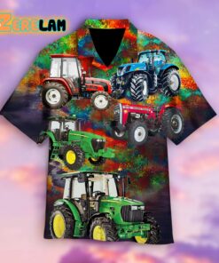 Tractor Art Hawaiian Shirt