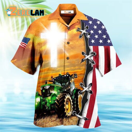 Tractor Proud To Be A Farmer Hawaiian Shirt