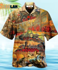 Train My Life Is A Train Hawaiian Shirt