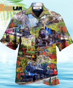 Train On Spring Hill Hawaiian Shirt